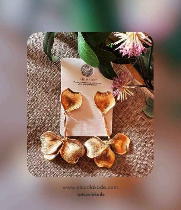 Flower Earrings Bronze – Blossom Charm