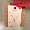Chain with Letter Pendant Gold & Silver – Personal Touch