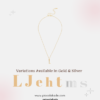 Chain with Letter Pendant Gold & Silver – Personal Touch