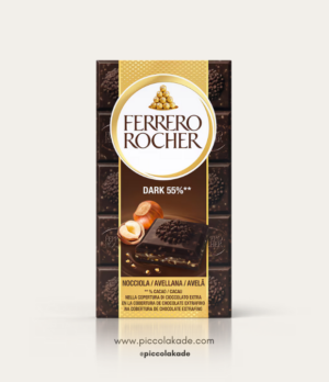 Ferrero Rocher - 55% Dark Chocolate Bar with Hazelnuts (90g)