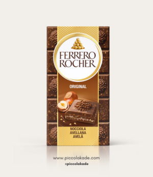 Ferrero Rocher - Original Chocolate Bar with Hazelnuts (90g)