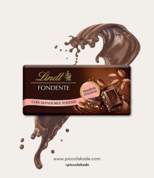 Lindt - Classic - Dark Chocolate with Roasted Almonds (100g)