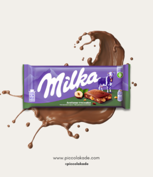 Milka - Milk Chocolate with Chopped Hazelnuts (100g)