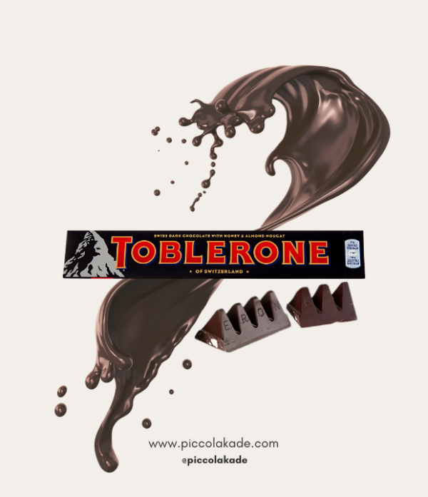 CHC-BAR-TOBLERONE-DARK Toblerone - Dark Chocolate (100g)