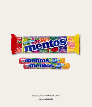 Mentos- Chewy Dragees Rainbow - 2 Rolls (2x37.5 g)