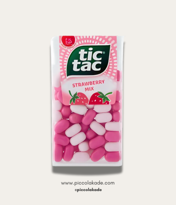 CND-MINT-TICTAC-STRAWBERRYMIX Tic Tac - Strawberry Mix (49g)